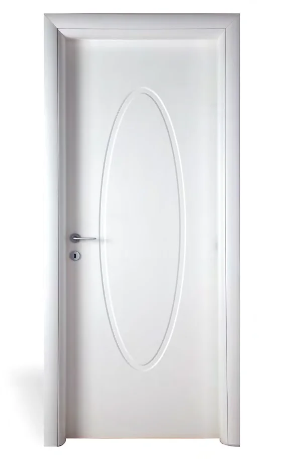 Porta interna DOOR 121: laccato bianco tenue