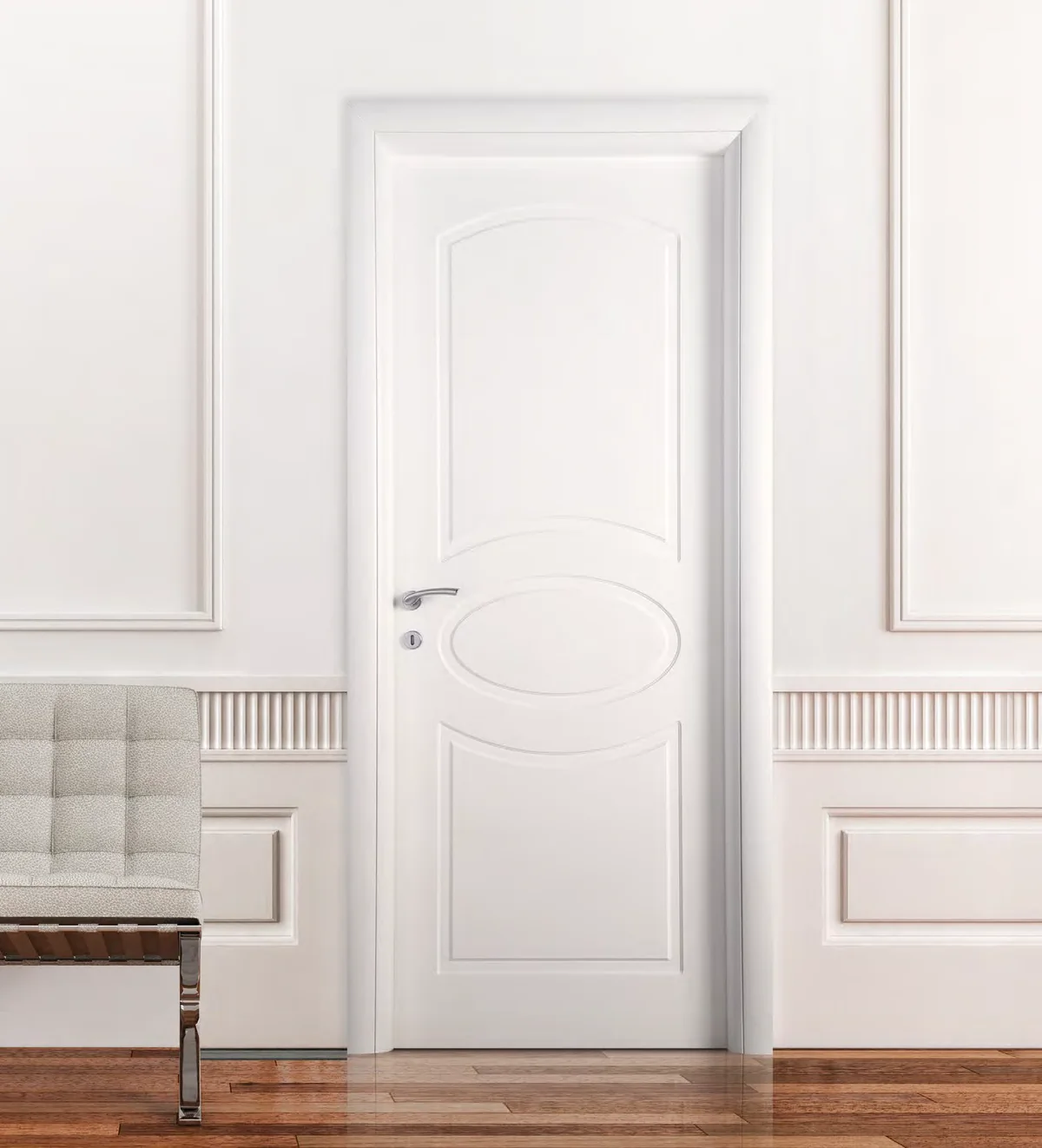 Porta interna DOOR 161: laccato bianco