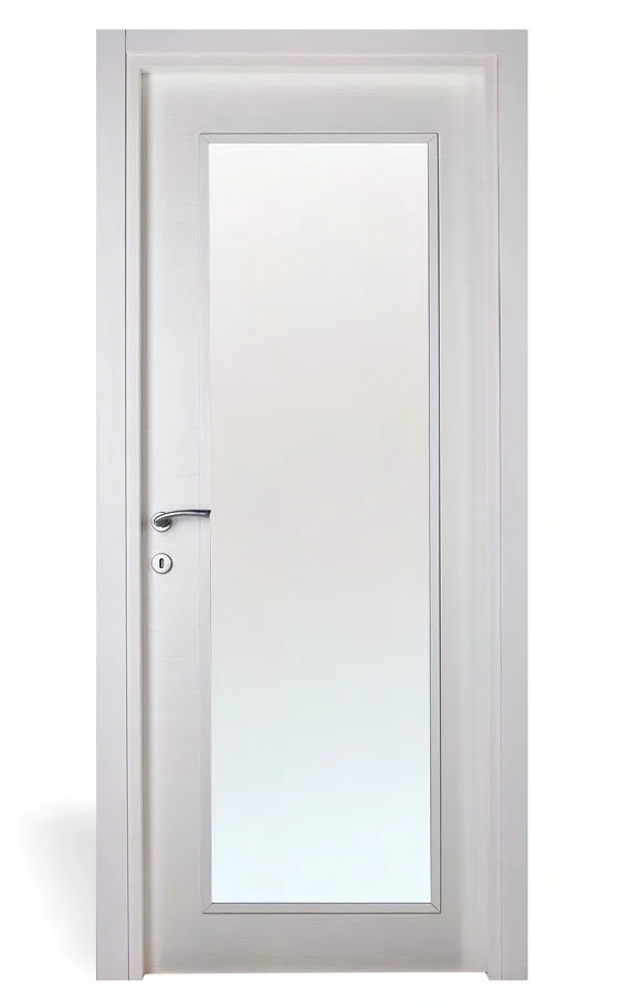 Porta interna GEO 120: frassino bianco a poro aperto