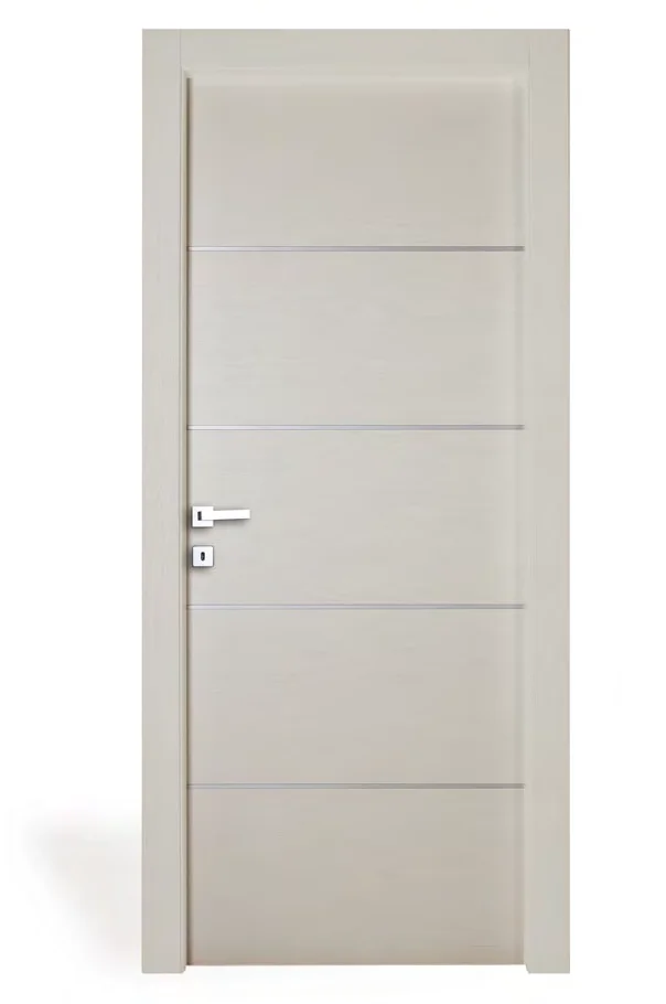 Porta interna GEO 129/4: frassino bianco tenue a poro aperto