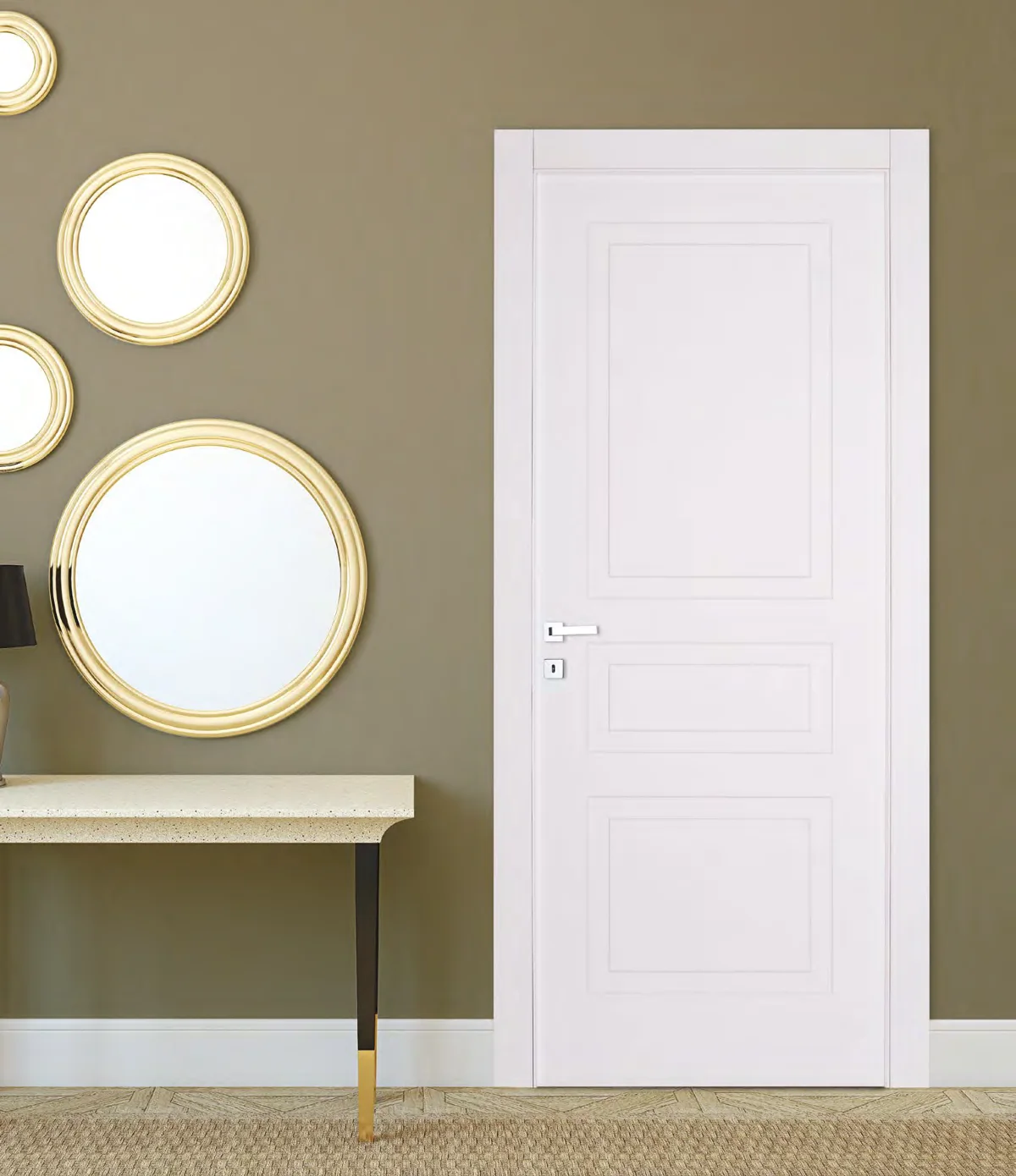 Porta interna OPERA 111/Q: laccato bianco