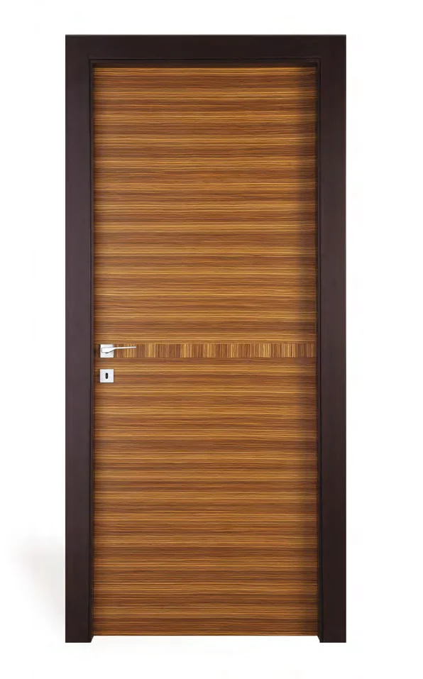 Porta interna TAO 160: zebrano; telaio Rovere moro o laccato