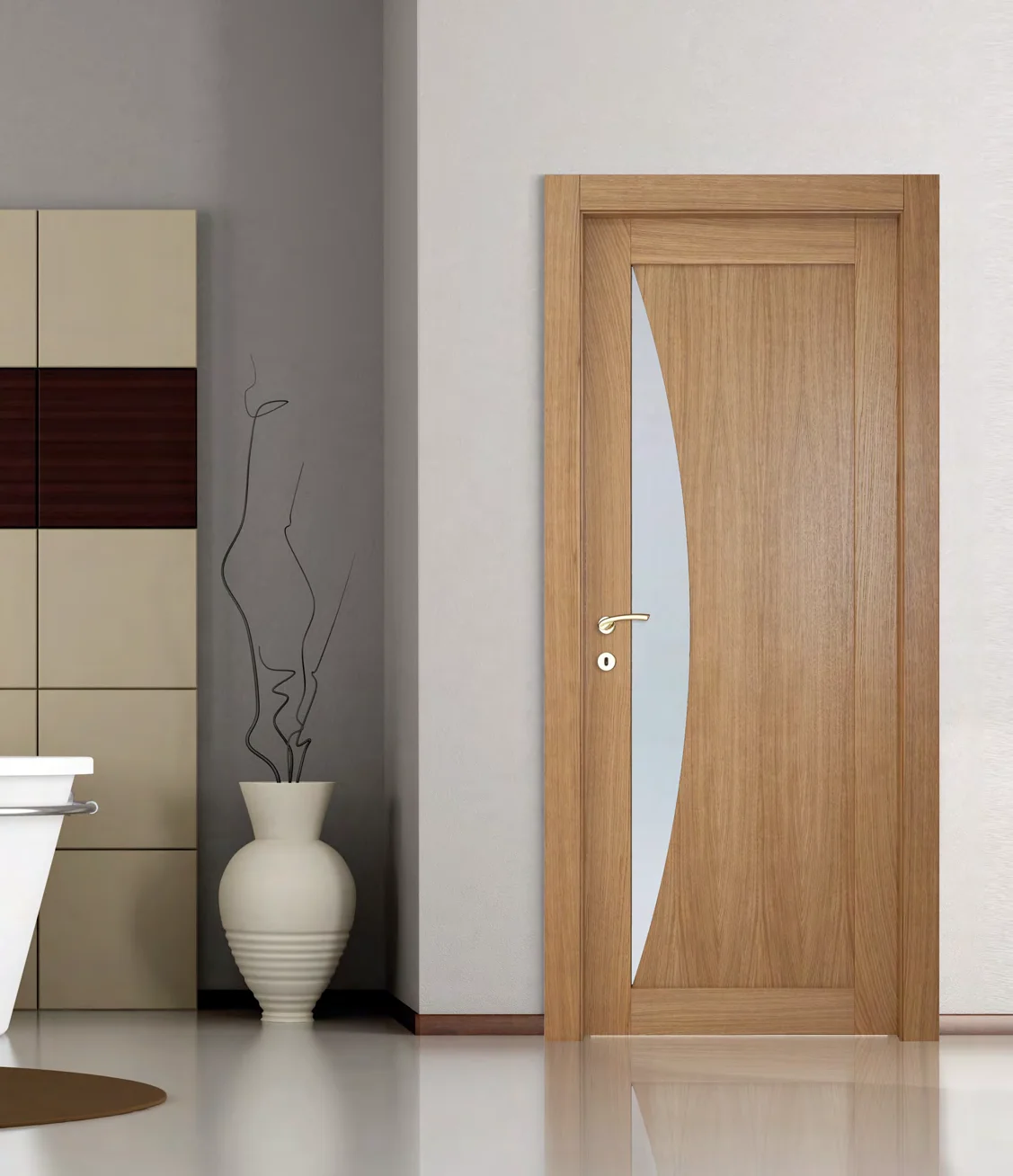 Porta interna YNCA P/126: rovere naturale